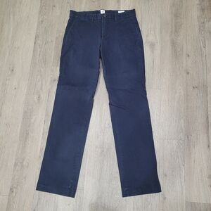 Gap Navy Blue Straight Causal Dress Pant Size: 30x32
